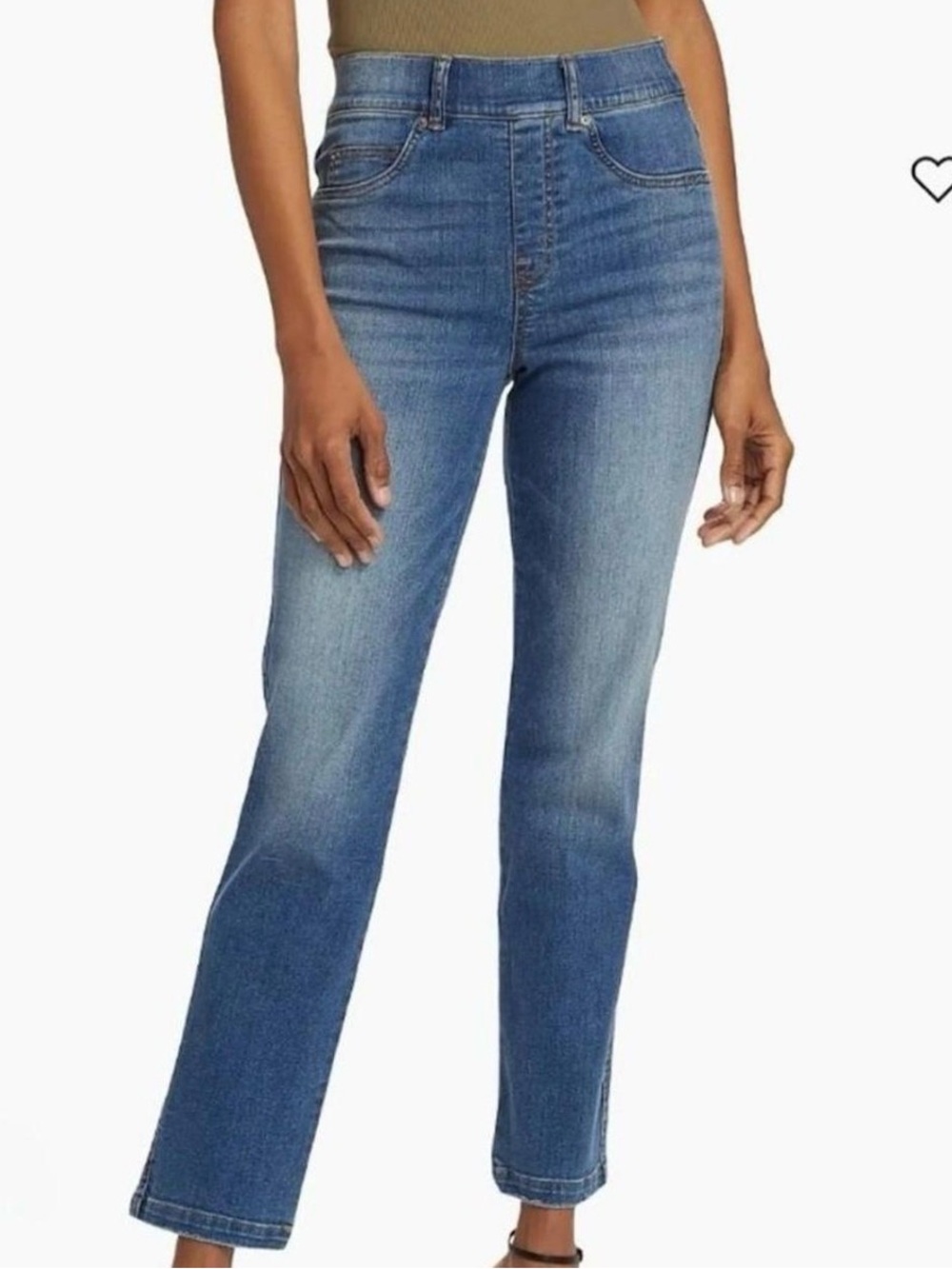 SPANX Blue Straight Leg Ankle Jeans size medium‎